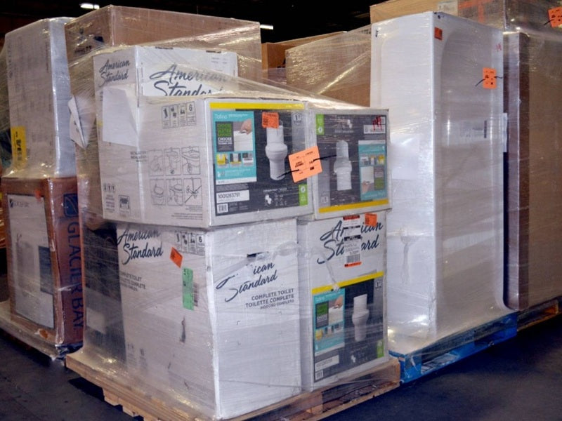 Home Depot Bathroom Liquidation Truckload