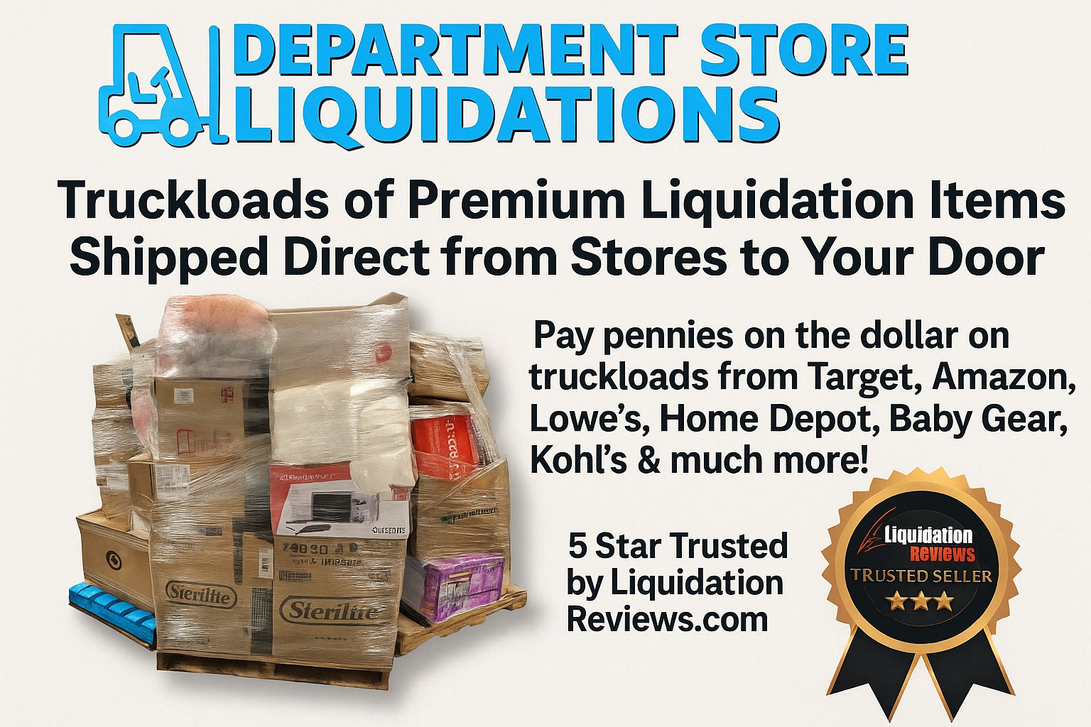 Department Store Liquidations is your #1 Source!