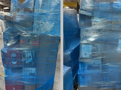 Amazon BLUE Wrap General Merchandise Truckload