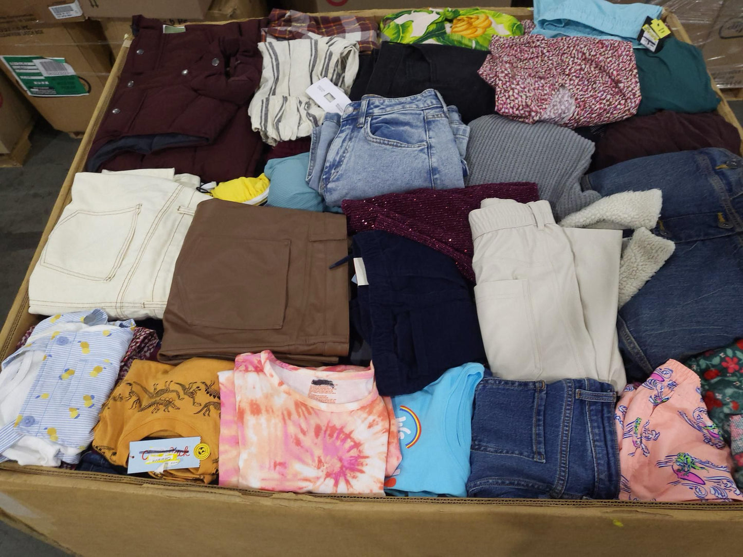 Target Overstock Mixed Clothing Truckload