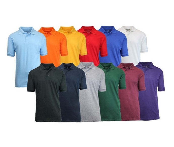 Wholesale Men’s Polo Shirts - Pallet Lot of 360 Shirts